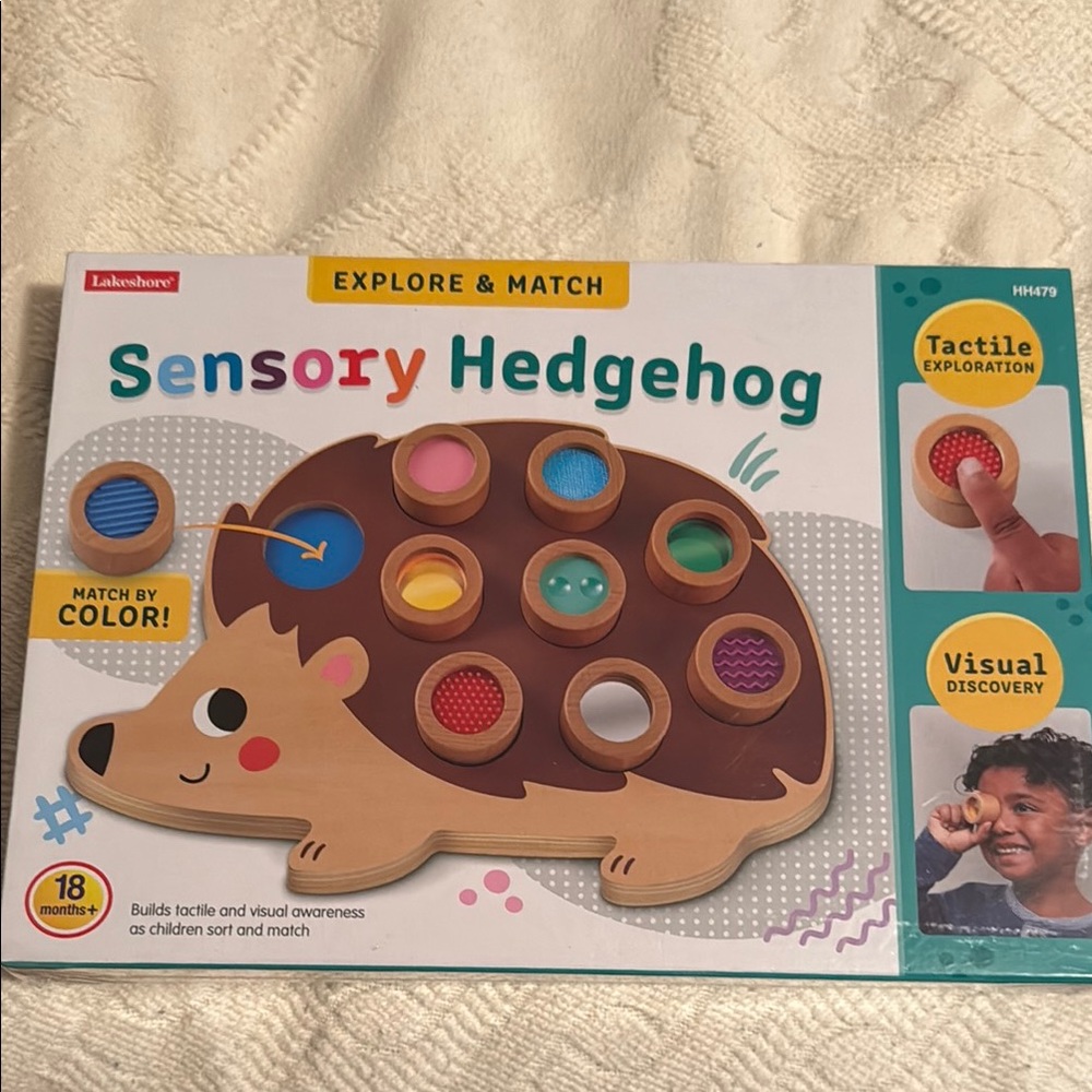 Sensory Hedgehog Toy - Multicolor